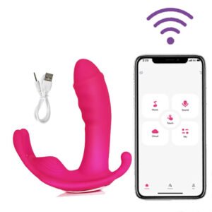 Wearable butterfly vibrating egg wireless remote control remote flirting multi-frequency adult vibrator