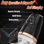 Realistic Oral Suction Male Stroker with Self-Cleaning Function - Image 3